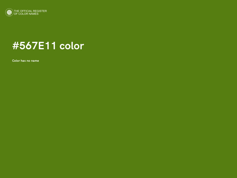 #567E11 color image