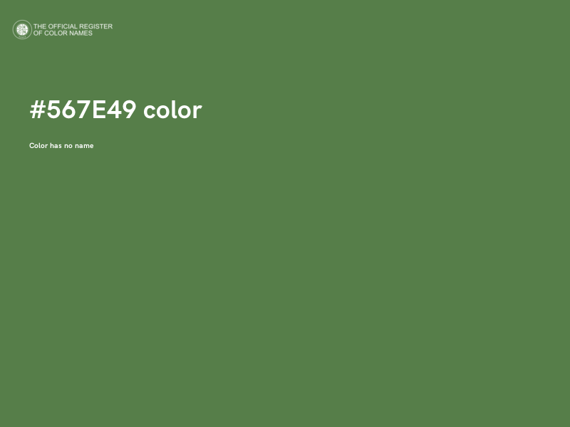 #567E49 color image