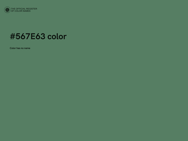 #567E63 color image
