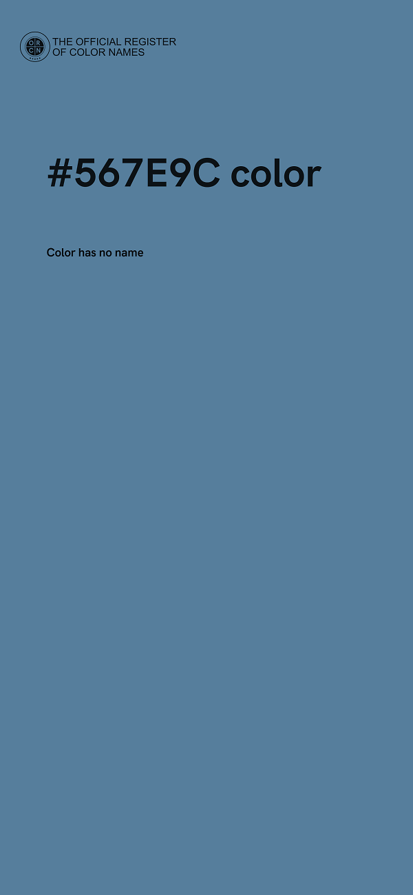 #567E9C color image