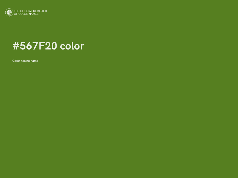 #567F20 color image