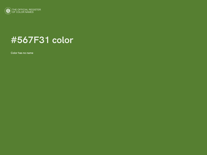#567F31 color image