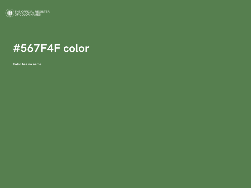 #567F4F color image
