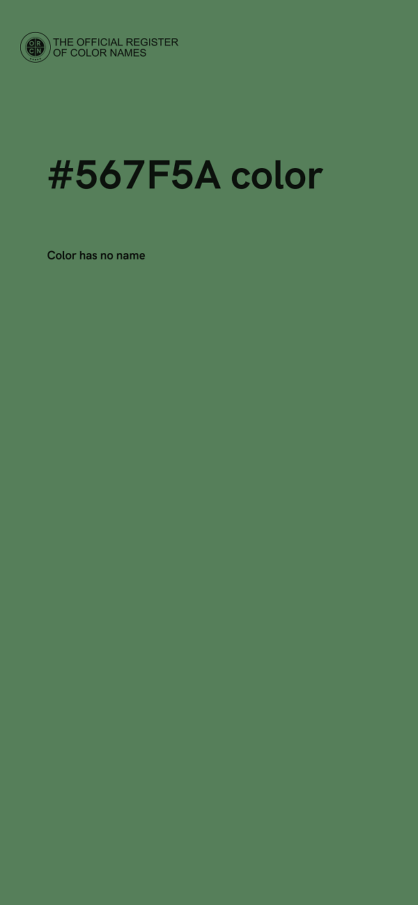 #567F5A color image