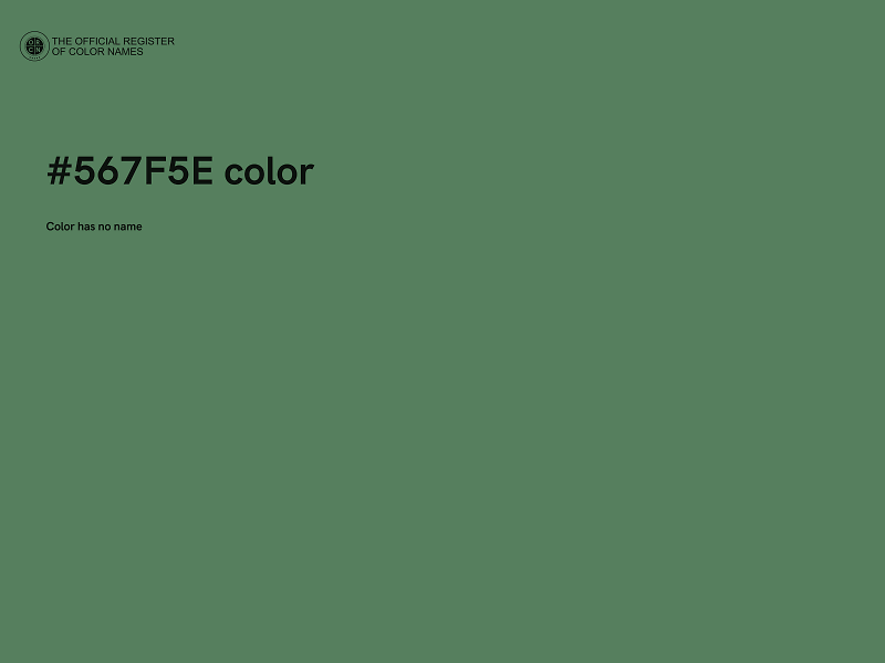 #567F5E color image