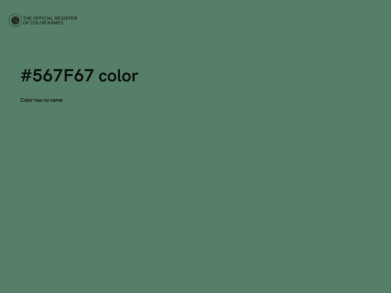 #567F67 color image