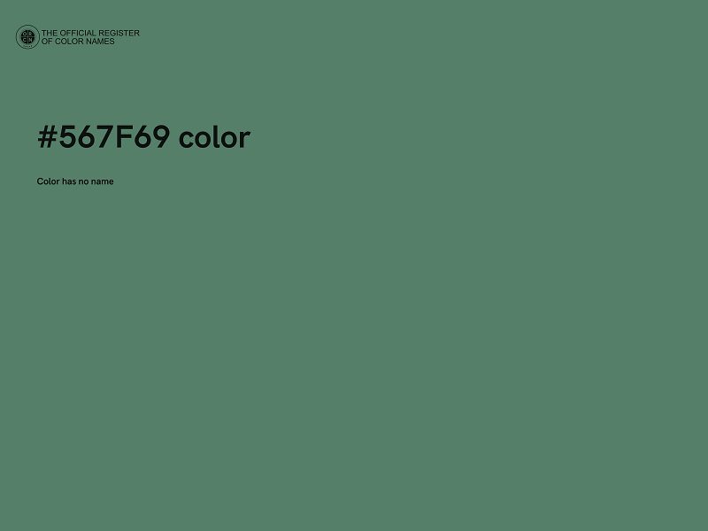 #567F69 color image