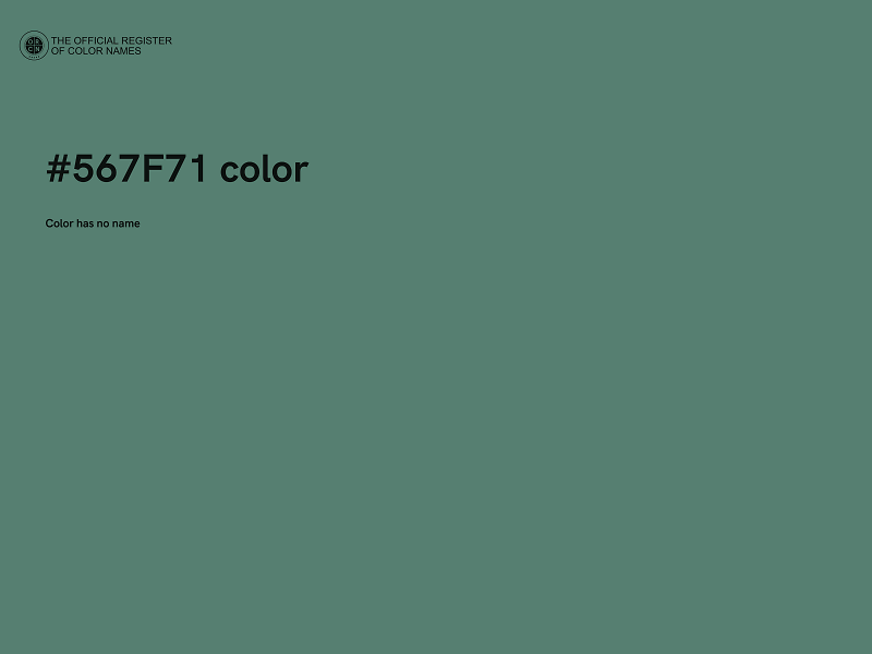 #567F71 color image
