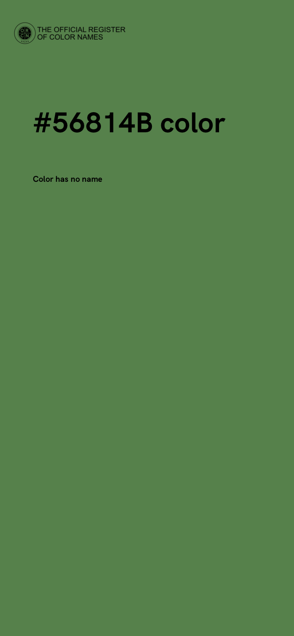#56814B color image