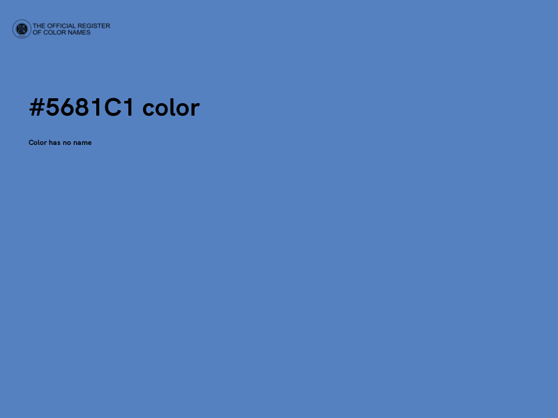 #5681C1 color image