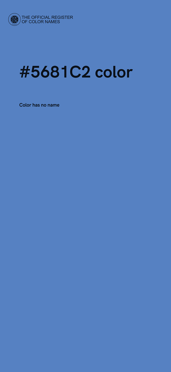 #5681C2 color image