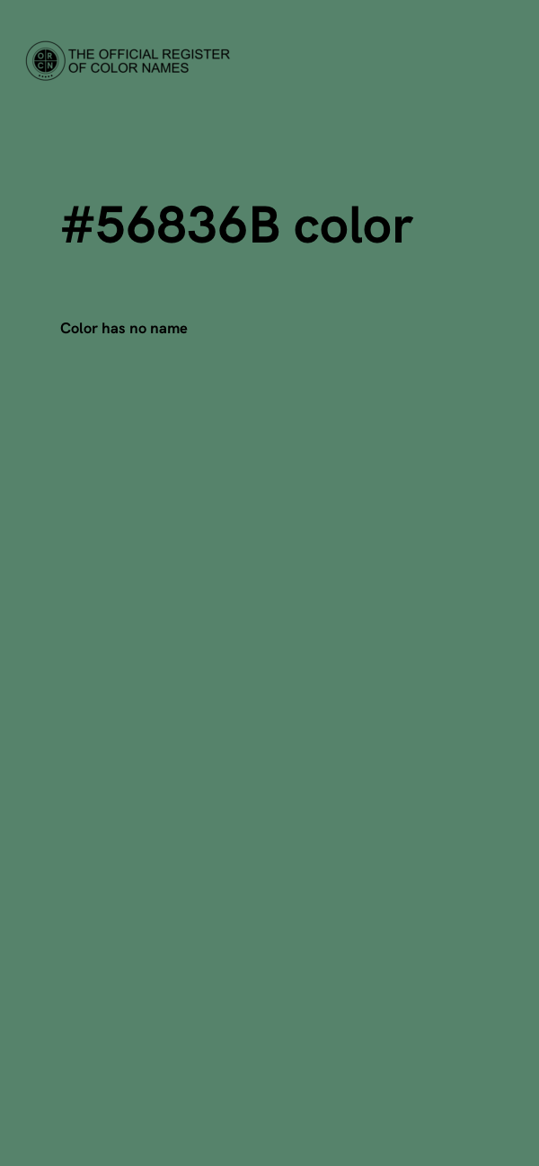 #56836B color image