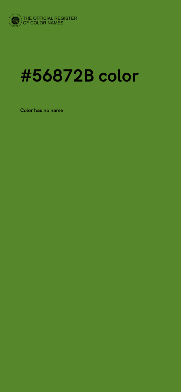 #56872B color image