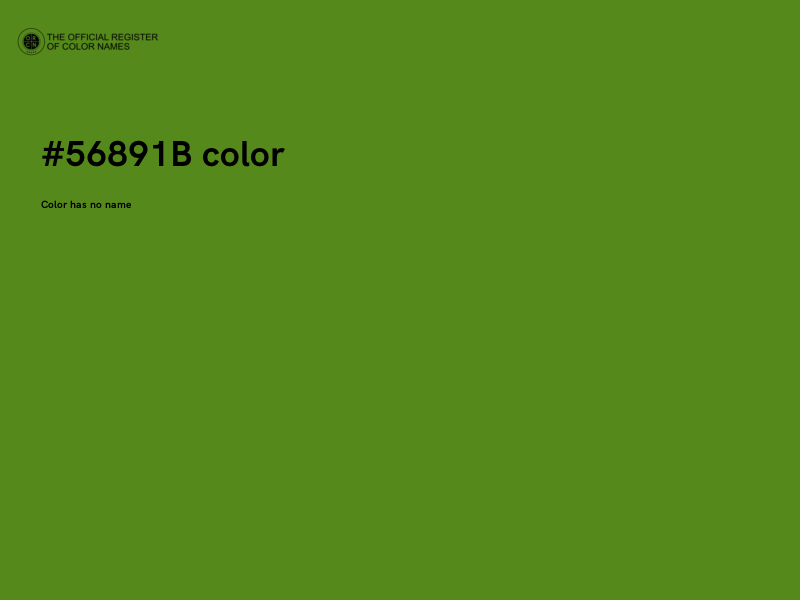 #56891B color image