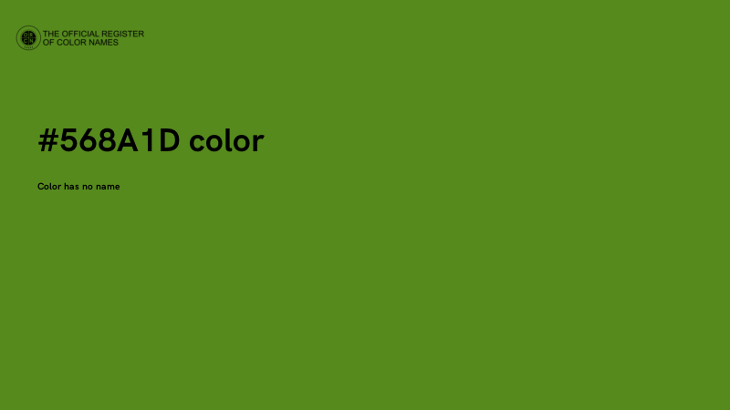 #568A1D color image