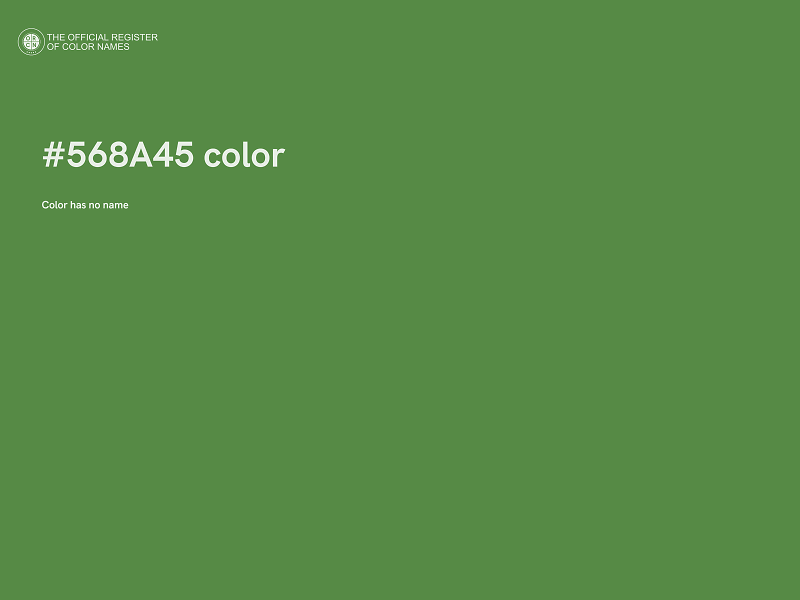 #568A45 color image