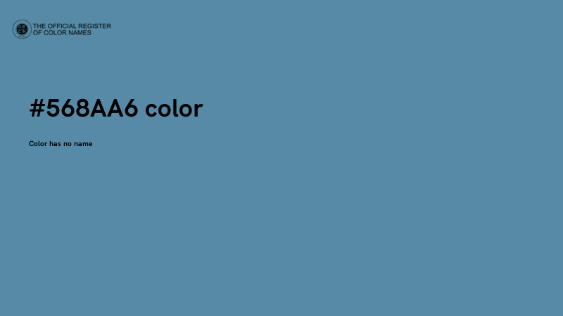 #568AA6 color image