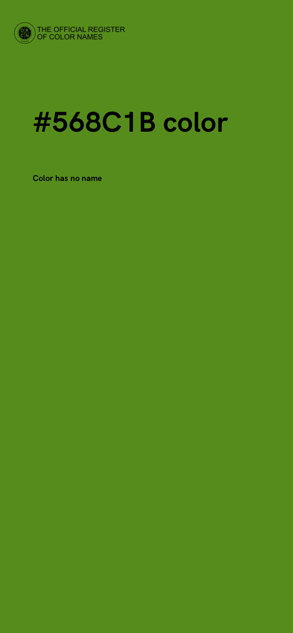 #568C1B color image