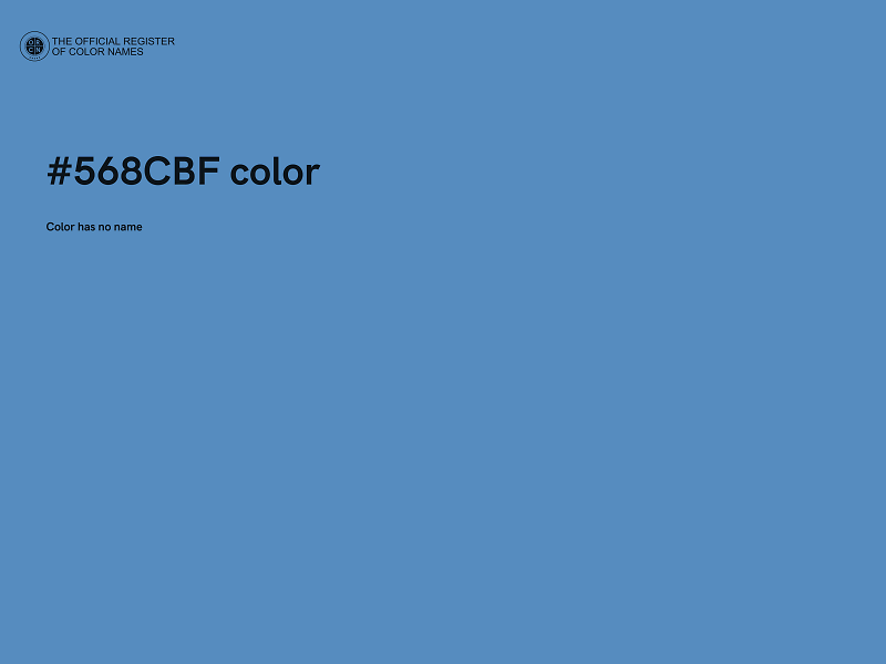 #568CBF color image