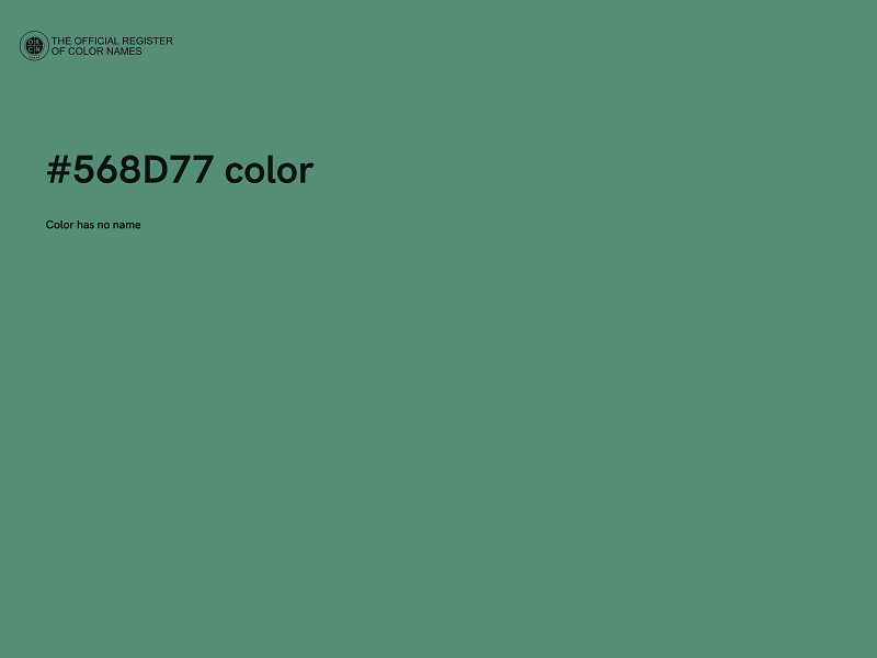 #568D77 color image