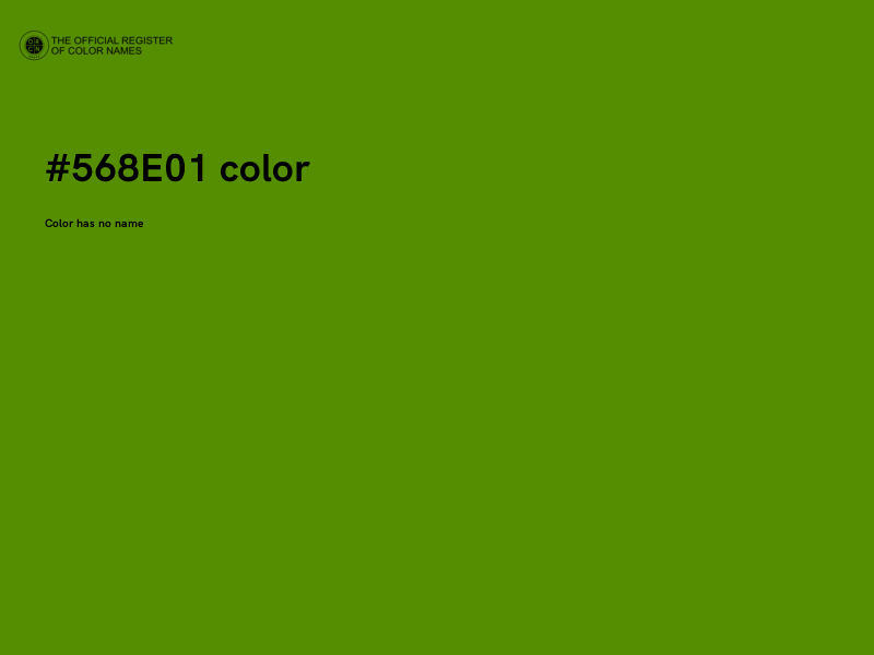#568E01 color image