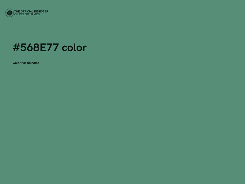 #568E77 color image