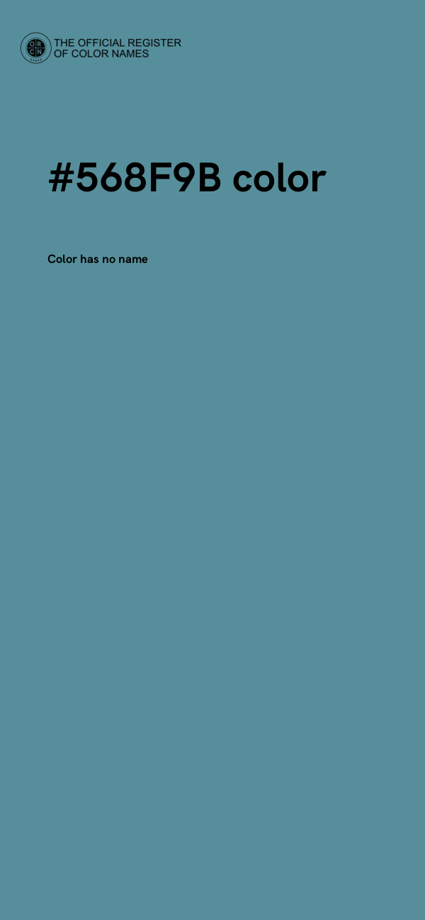 #568F9B color image
