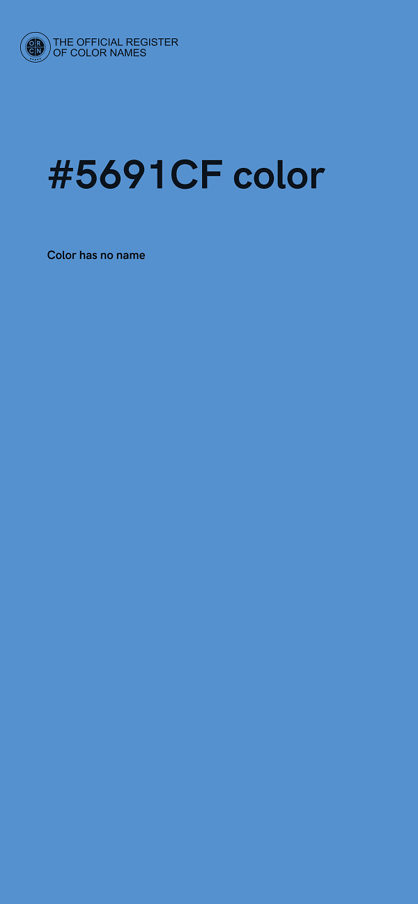 #5691CF color image