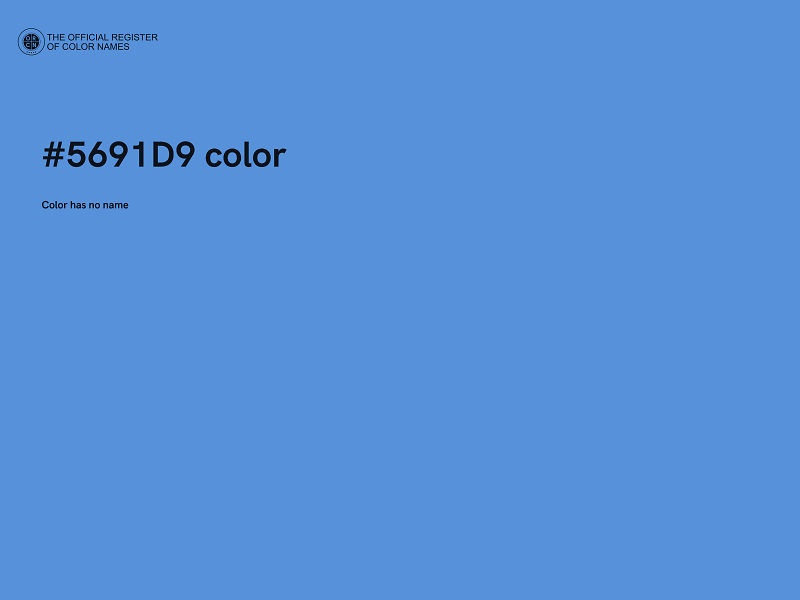 #5691D9 color image