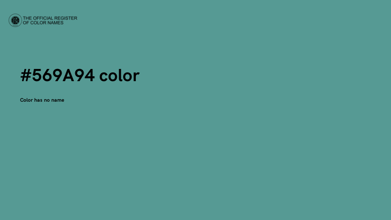 #569A94 color image