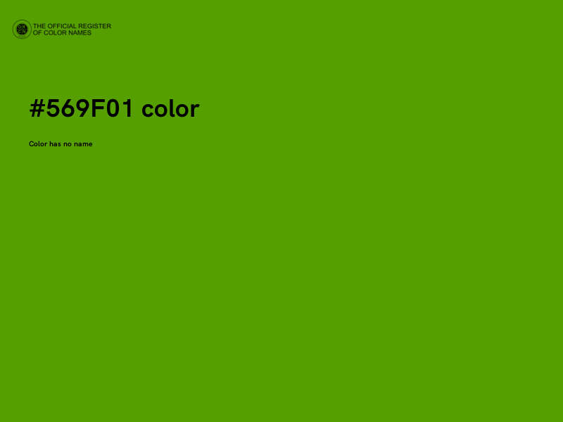 #569F01 color image