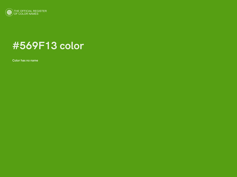 #569F13 color image