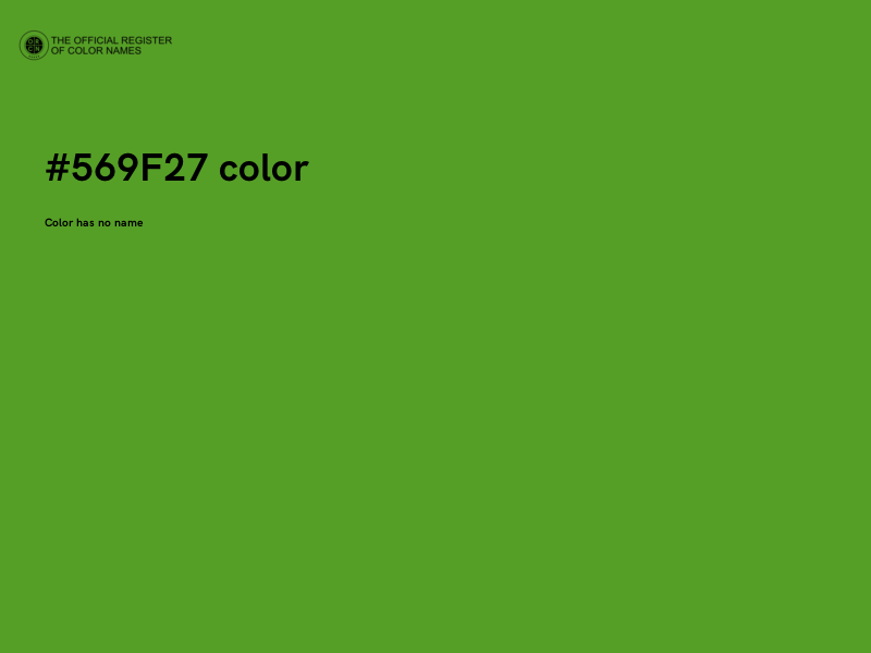 #569F27 color image