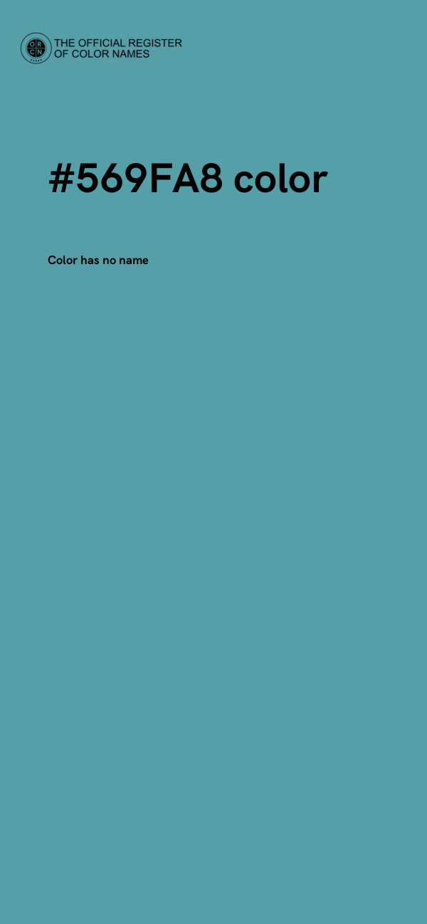 #569FA8 color image