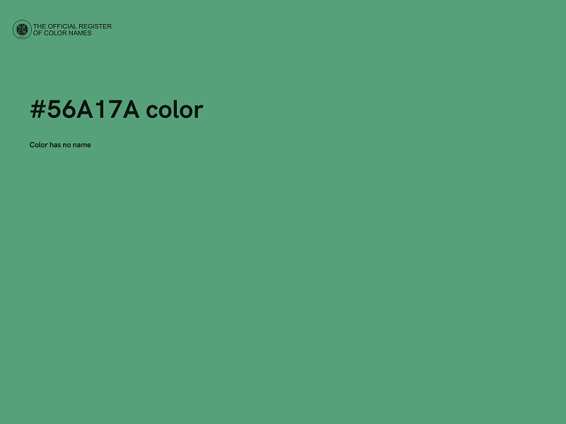 #56A17A color image