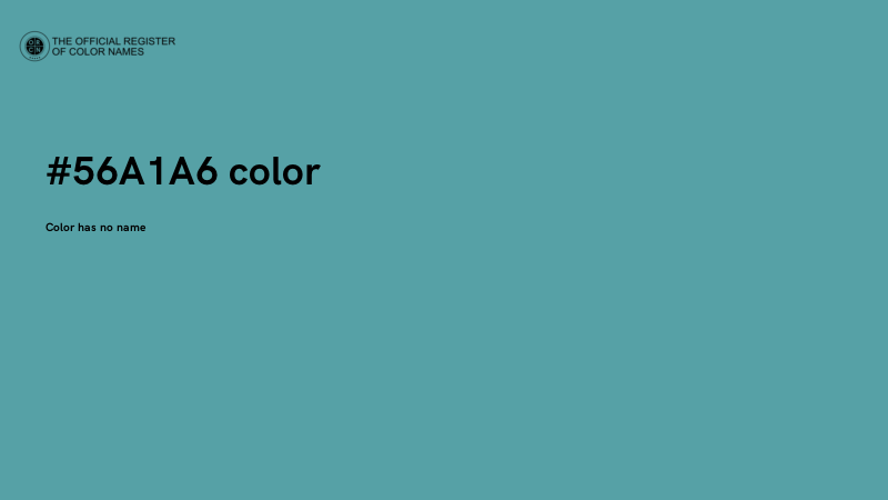 #56A1A6 color image