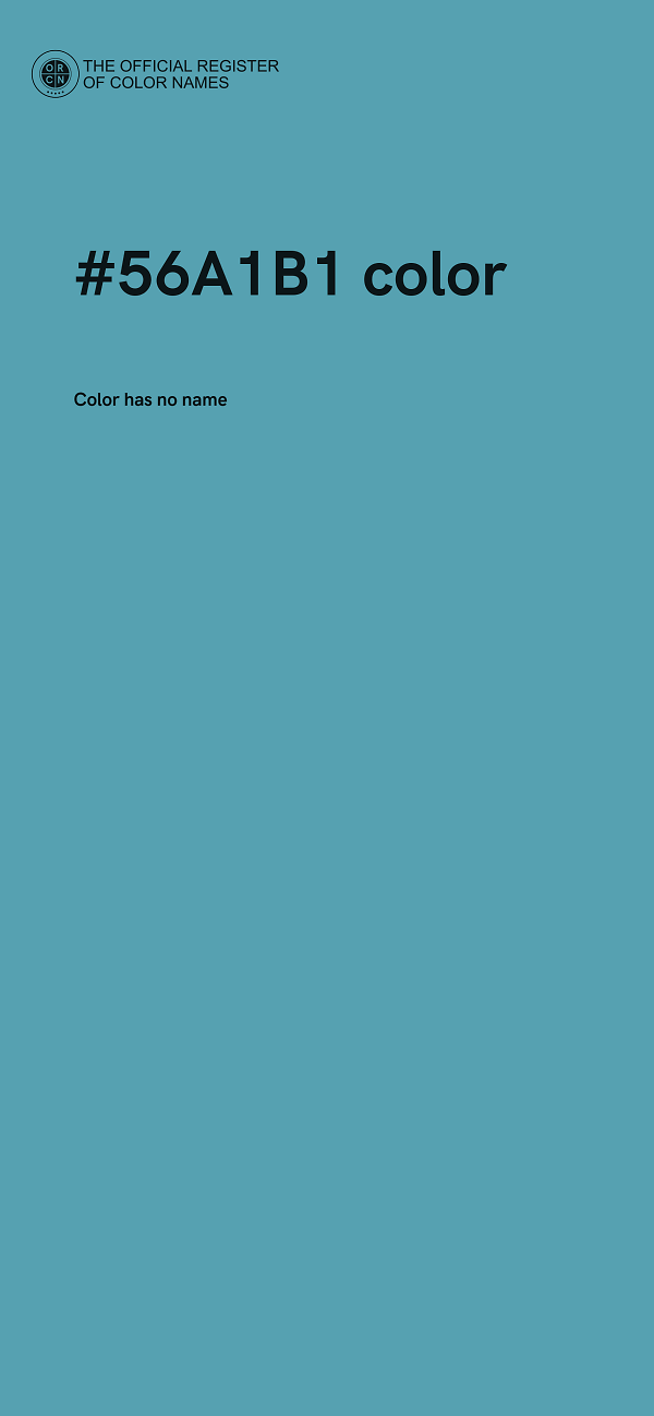 #56A1B1 color image