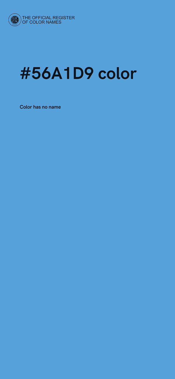 #56A1D9 color image