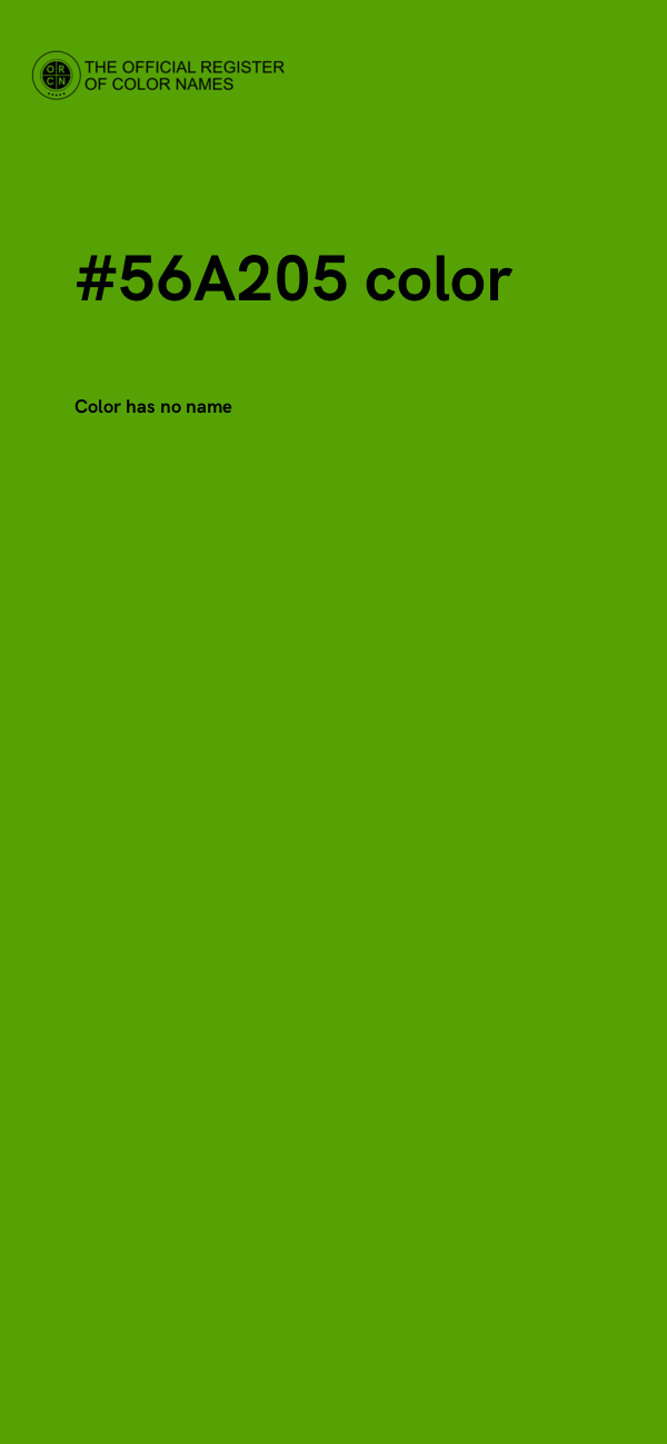 #56A205 color image