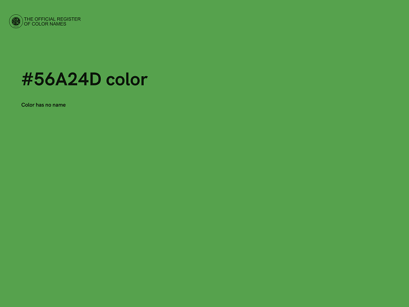 #56A24D color image