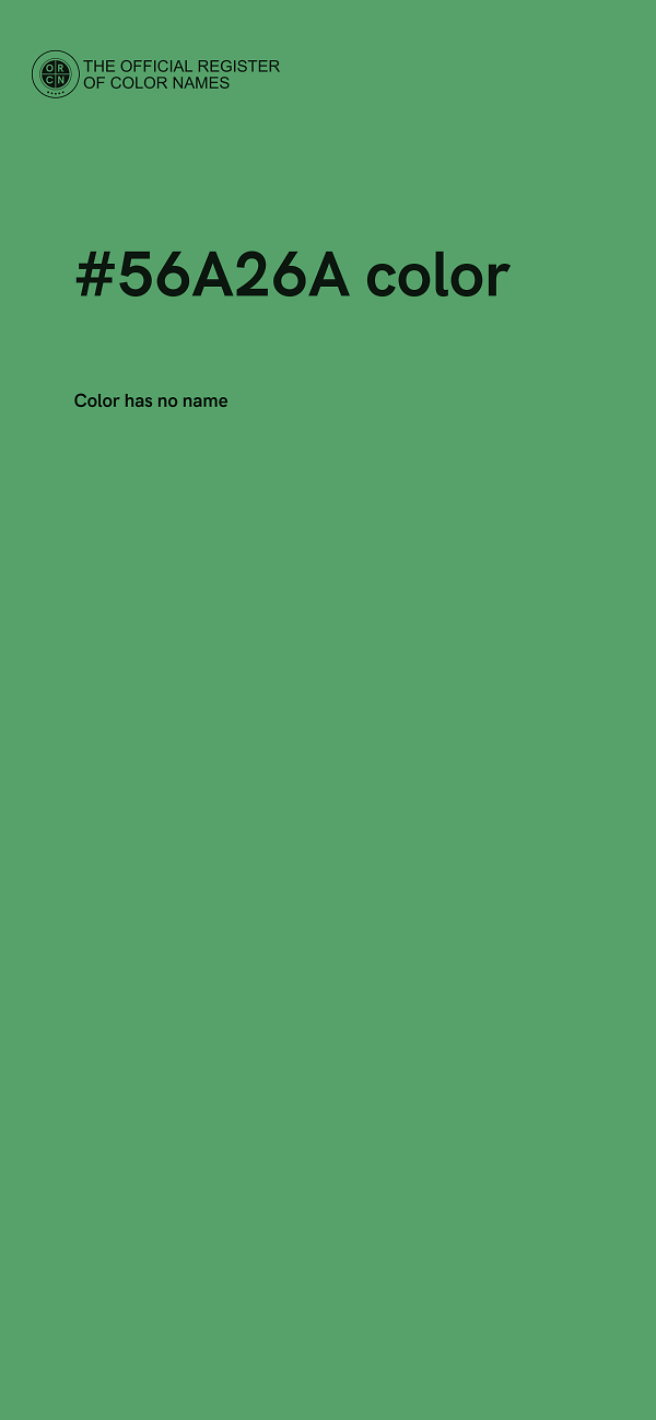 #56A26A color image