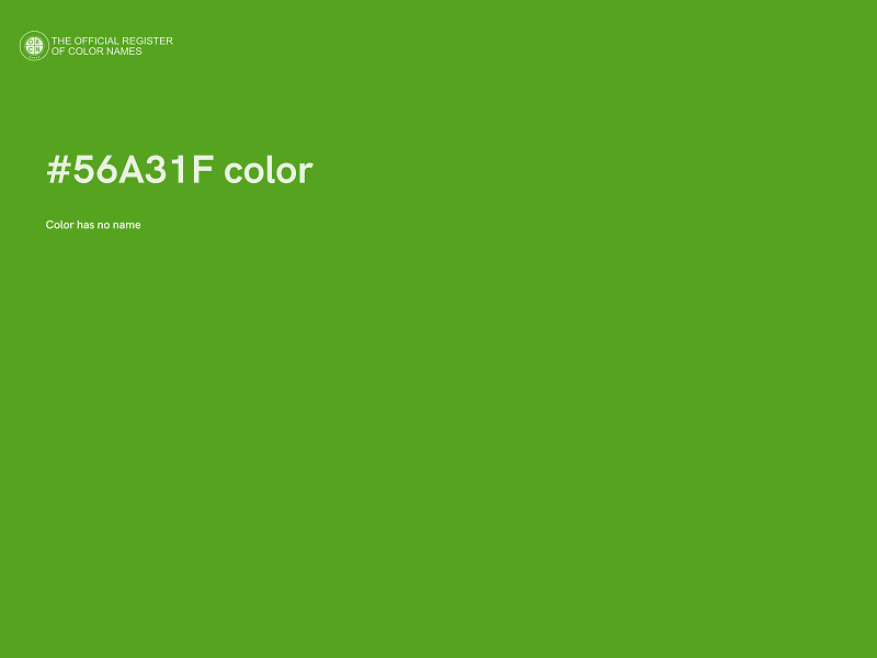 #56A31F color image