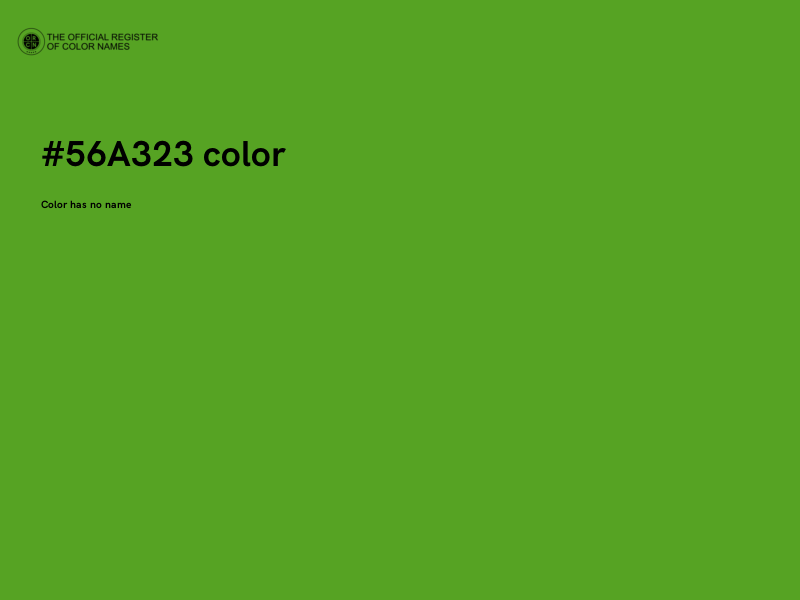 #56A323 color image