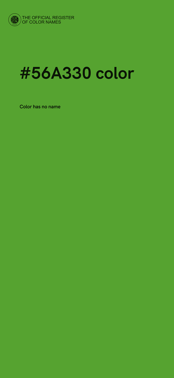 #56A330 color image