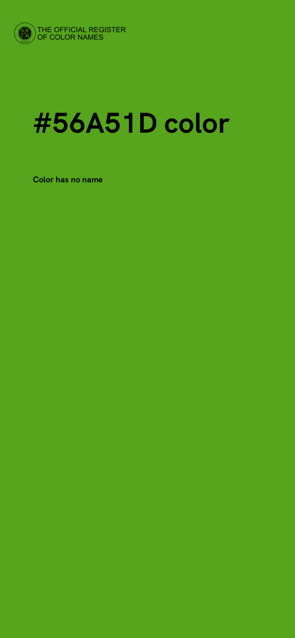#56A51D color image