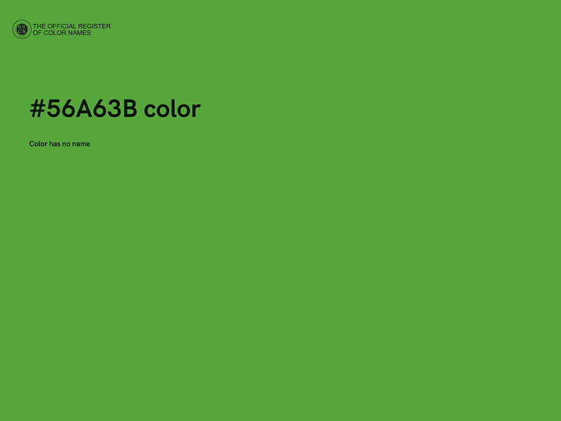 #56A63B color image