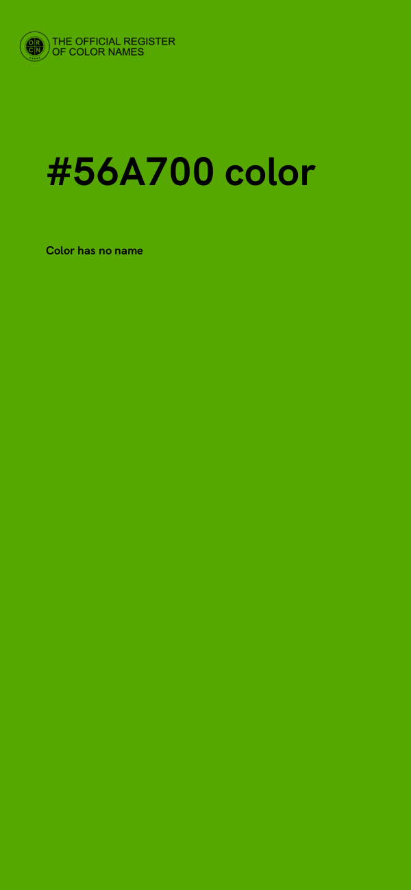#56A700 color image