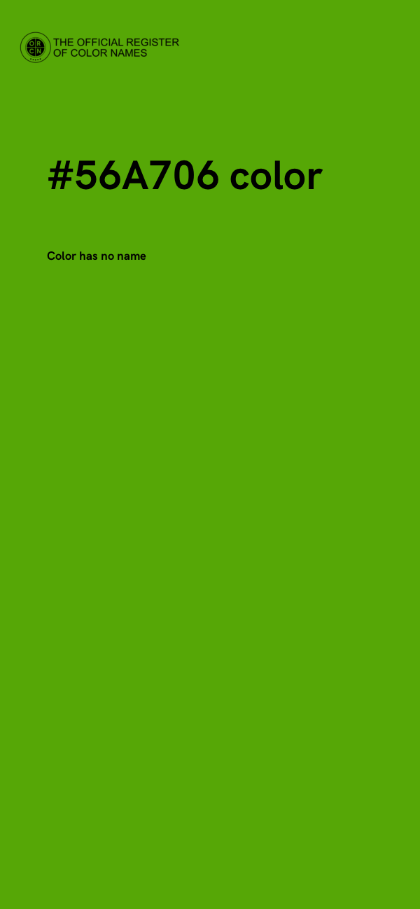 #56A706 color image