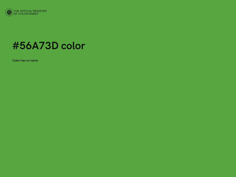 #56A73D color image