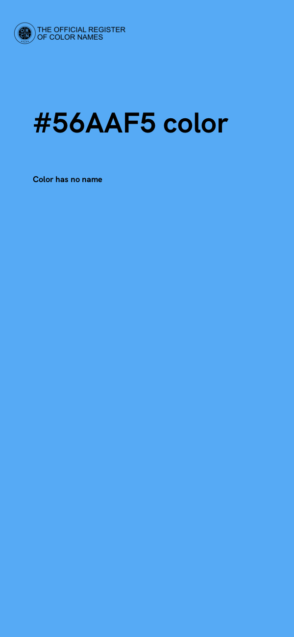 #56AAF5 color image